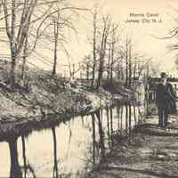 Postcard: Morris Canal, Jersey City, NJ