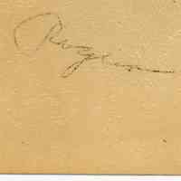          detail reverse with name in ink
   