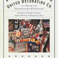 Booklet: United Decorating Co., 1899-1997. Exhibition by Hoboken Historical Museum, City Hall, Hoboken, 1997.