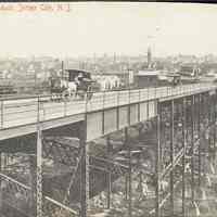 Postcard: Trolley, Jersey City, NJ