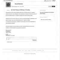          Memo, City of Hoboken: HURRICANE SANDY CHRONOLOGY & SEQUENCE OF EVENTS; Dec. 3, 2012. picture number 31
   