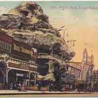 Postcard: [Tootsie Rolls sign] 109 Pike