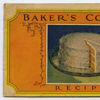          Baker's Coconut Recipes. Issued by Franklin Baker Co., 15th & Bloomfield Streets, Hoboken, N.J. Copyright 1924. picture number 13
   