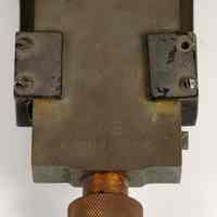          detail end view with maker's marks
   