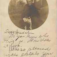 Photo postcard sent by a Mrs. S. Redmorg of 832 Willow Ave, Hoboken. Postmarked Hoboken, August 13, 1907.