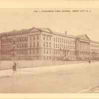 Postcard: Dickinson High School, Jersey City, NJ