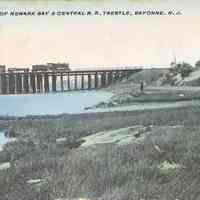 Postcard: Central R.R., Bayonne, NJ