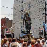 Color photo of the procession of Saint Ann, Feast of Saint Ann