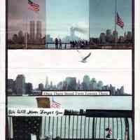 Sheet music: Once There Stood Twin Towers. Words & Music by Sam Scardigno & Emanuel Giacobbe. Cpyrt 2010 by Sam G. Scardigno.