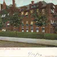 Postcard: Christ Hospital, Jersey City, NJ