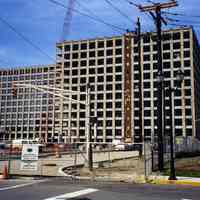 Color photos, 2, former Lipton Tea / Standard Brands building undergoing conversion to residential housing, Hoboken, June 1999.