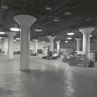 Digital image of B+W photo of former Maxwell House Coffee plant interior, Can Factory, 2nd floor, Hoboken, 2003.