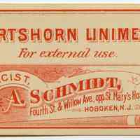          6: Hartshorn Liniment; 5; A. Schmidt, Pharmacist
   