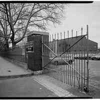 Digital image of entry to Port Authority Piers at River and First St., Hoboken, no date, circa 1963.