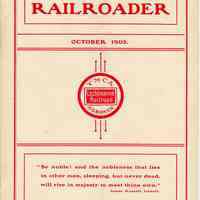 Railroader, The. Vol. XII, No. 9, Oct., 1902. Published by the Rail Road Department, Young Men