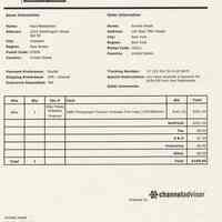 Sales document regarding provenance of photo catalog 2008.080.0001: