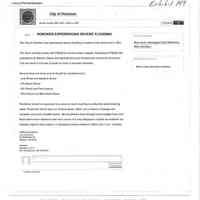          Memo, City of Hoboken: HURRICANE SANDY CHRONOLOGY & SEQUENCE OF EVENTS; Dec. 3, 2012. picture number 33
   