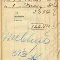          Document 2: Voucher, side 2, file notations
   