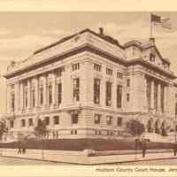 Postcard: Court House, Jersey City, NJ