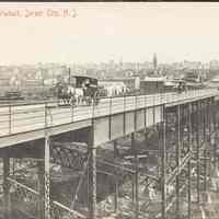 Postcard: Trolley, Jersey City, NJ