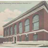 Postcard: Carnegie Labratory (Laboratory) of Engineering, Stevens Institute, Hoboken, N.J. Postmarked May 11, [year not legible]; circa 1907-1914.