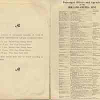          pp [18-19]: orchestra schedule; passenger offices and agencies
   