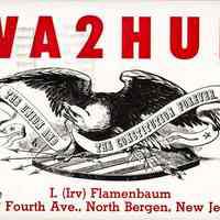 Postcard: North Bergen, NJ, WA2HUP