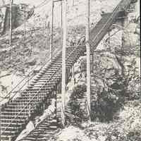 Postcard: Steps to Weehawken, West Hoboken, NJ