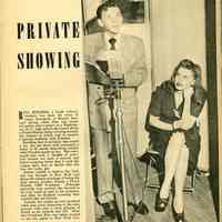          36 Pg 37: Private Showing (fan contest winner Rita Stearns)
   