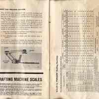          pp 8 + [9] inside back cover: list of scales for Paragon drafting machines
   