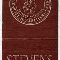 Matchbook: Stevens Institute of Technology, Castle Point, Hoboken, N.J. N.d., ca. 1940-1960.