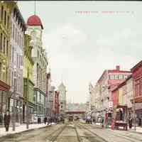 Postcard: Newark Ave., Jersey City, NJ