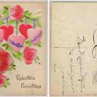          2: Valentine to Madeline Miller, ca. 1907-1910; divided back
   