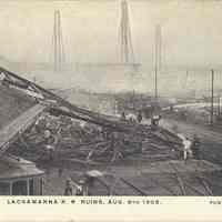 Postcard: Fire 8/8/05, Hoboken, NJ