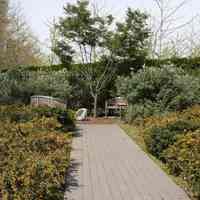          066 Illing Memorial; view of path to garden area
   