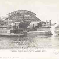 Postcard: Pennsylvania RR, Jersey City, NJ