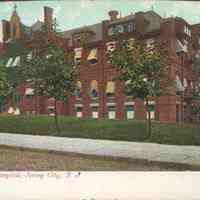 Postcard: Christ Hospital, Jersey City, NJ