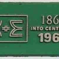 Magnet, K&E Centennial, issued by Keuffel & Esser Co., issued 1967.