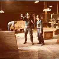 Digital scan of color photo of Bethlehem Steel Hoboken Shipyard, Hoboken, no date, circa 1970-1980.