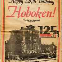 Newspaper special section: Happy 125th Birthday Hoboken! Jersey Journal, Oct. 28, 1980.