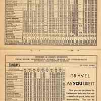          pp 14-15: Morris & Essex Division, To New York, Sundays
   