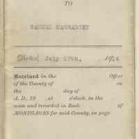 Digital images of Extension of Mortgage, William A. Draesel to Samuel Massarsky, July 27, 1914.