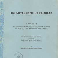          The Government of Hoboken. A Report of an Adminstrative & Financial Survey of... National Municipal League, NY, January 1948. picture number 163
   