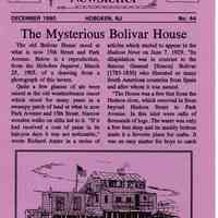 Hoboken Historical Museum Newsletter [First Series], Volume 2, No. 44, December, 1990