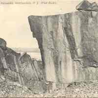 Postcard: Flat Rock, Weehawken, NJ