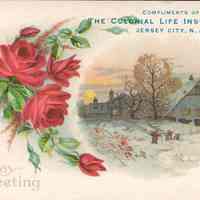 Postcard: Colonial Life Insurance, Jersey City, NJ