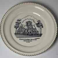 Commemorative plate: Church of the Holy Innocents, Hoboken, New Jersey, A.D. 1972.