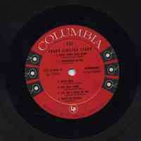 Record album, Frank Sinatra: "The Frank Sinatra Story." Columbia Records. 33 rpm. Mono. No. CL 1131 [x"Lp" 41972/ 41973]. .