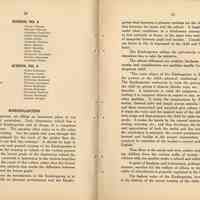          pp 20-21: grammar school graduates, June 1917; kindergartens
   