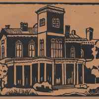          linocut 15 Stevens Castle
   